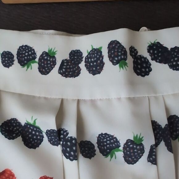 Jcrew Berry Pleated Skirt Size Tall 10 - Picture 8 of 16